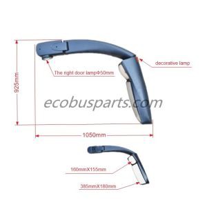 Zijspiegel voor Yutong Bus